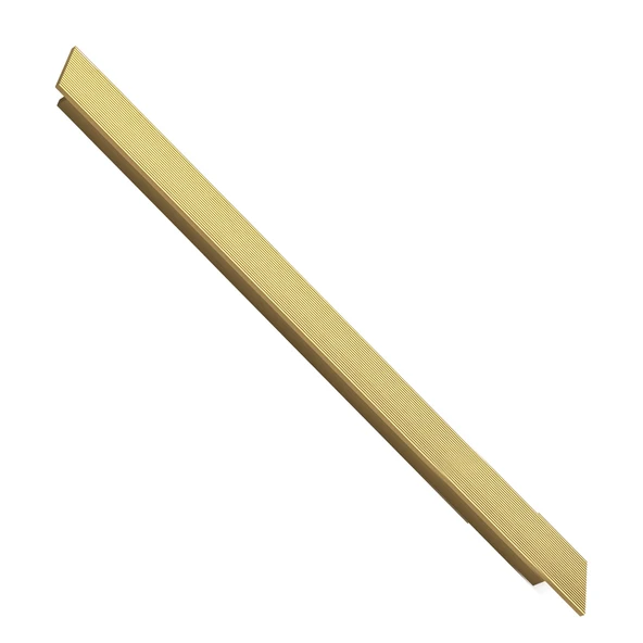 Mat Altın Çizgi Kanallı 105CM Metal Mobilya Gardırop Çekmece Dolap Kapak Kulpu Kulbu Modern Kulplar ürün görseli 1