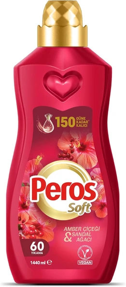 Peros Soft Konsantre Yumuşatıcı Amber Çiçeği & Sandal Ağacı 60 Yıkama 1440 Ml ürün görseli 1
