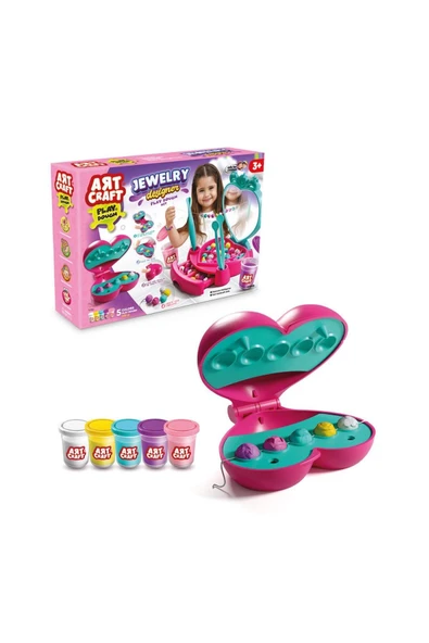 FEN TOYS 03849 Takı Tasarla Hamur Seti 280 gr -Fentoys ürün görseli 1