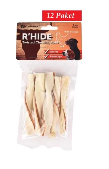 Flamingo Snacks RHide Rulo Tavuklu 12cm 70 Gr*12 Paket ürün görseli 1