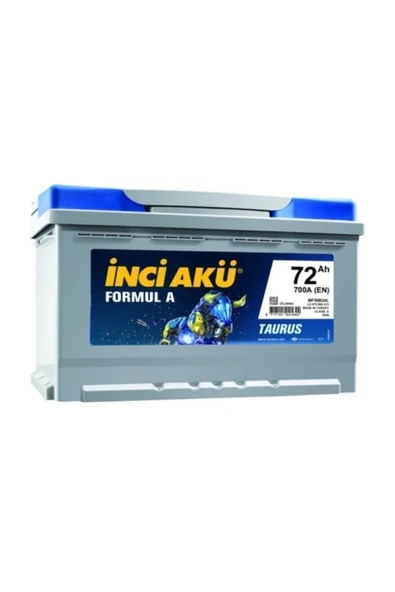 İNCİ AKÜ İnci Akü 12 Volt 72 Amper (2025 ÜRETİM) ürün görseli 1