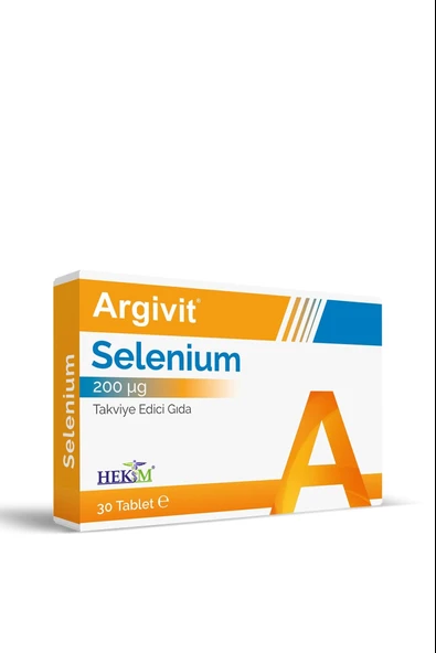 Argivit Selenium Selenyum İçeren Takviye Edici Gıda 30 Tablet ürün görseli 1