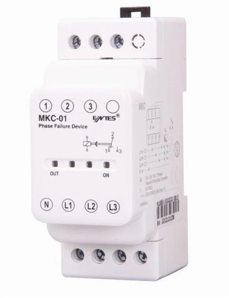 Entes Mkc-01 Motor Koruma Rölesi Ray Montaj, M1666 ürün görseli 1