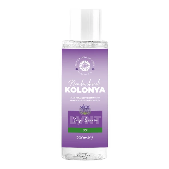NEMLENDİRİCİLİ KOLONYA -LAVANTA- ürün görseli 1
