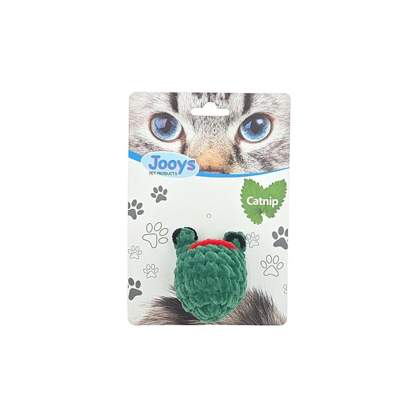 Jooys Kadife Kurbağa Kedi Oyuncağı ürün görseli 1