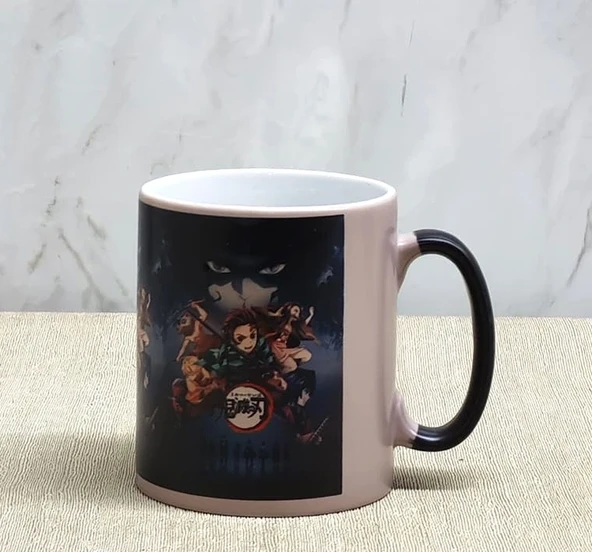Porselen Renk Değiştiren Demon Slayer Kupa Bardak Aalk380 ürün görseli 1