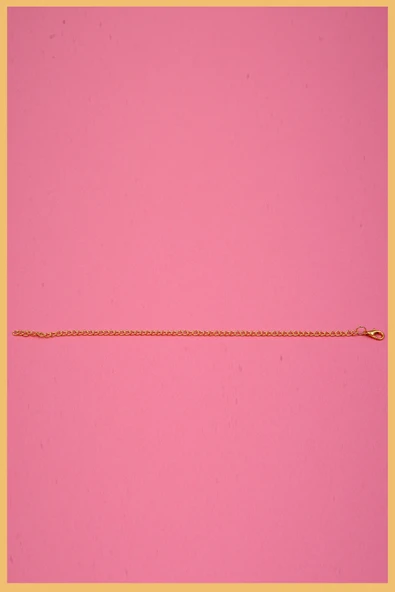 Altın Kaplama Zincir Bileklik 9 - Resim 2