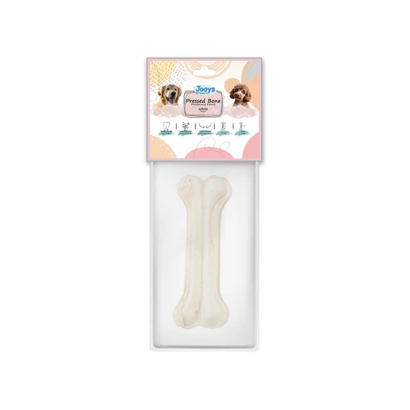 Jooys Beyaz Pres Kemik 27 cm Tekli ürün görseli 1