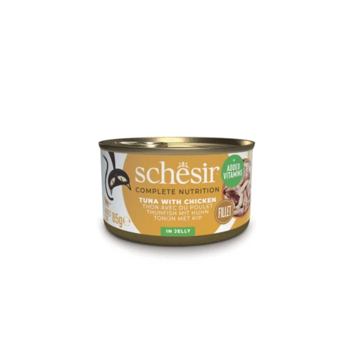 Schesir Ton Balıklı ve Tavuklu Kedi Konservesi 85gr ürün görseli 1