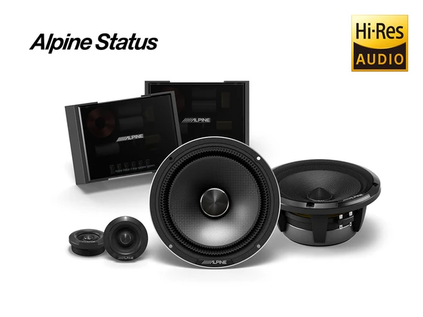 ALPINE HDZ-65CS Slim Fit Hi Res 2 Yollu Komponent Hoparlör ürün görseli 1