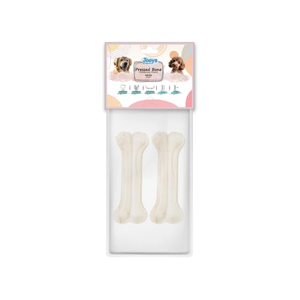 Jooys Beyaz Pres Kemik 12 cm 2'li ürün görseli 1