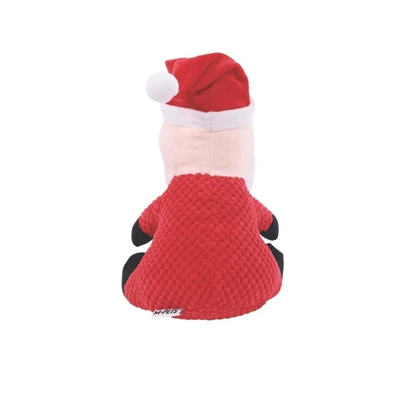 M-Pets Christmas Snack Attack St. Nick Köpek Oyuncağı - Resim 3