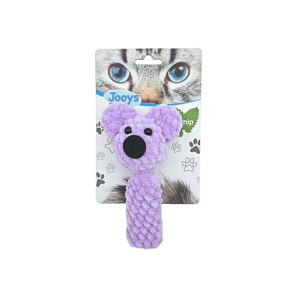 Jooys Kadife Tırtıklı Parmağa Takılan Kedi Oyuncağı ürün görseli 1