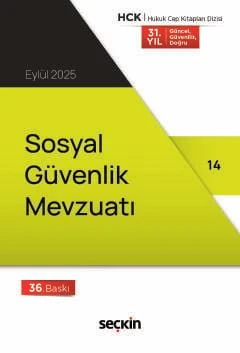 Sosyal Güvenlik Mevzuatı (Cep Kitabı) Seçkin Yayıncılık 36. Baskı, Eylül 2025 ürün görseli 1