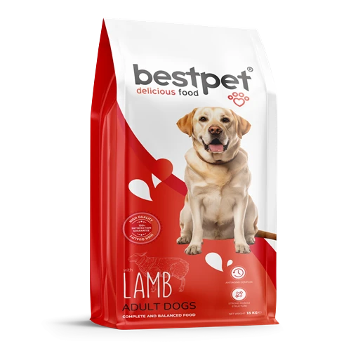 Bestpet Yetişkin Köpekler İçin Kuzu Etli Kuru Mama 15 kg ürün görseli 1