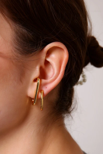 Kadın Gold Cuff - Resim 12