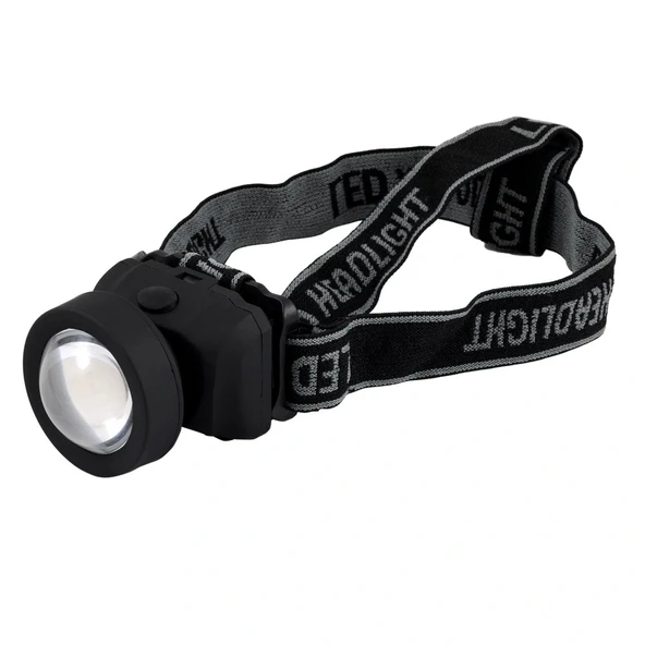Kamp, Avcılık Ve Tamirat İşleriniz İçin İdeal  Pc-1888 Cob Led Kafa Feneri, Yüksek Işık Gücü Ve Düşük Enerji Tüketimi Sunar. 3  Aaa Pil İle Çalışan, Hafif Ve Ayarlanabilir Kafa Bandıyla Elle ürün görseli 1