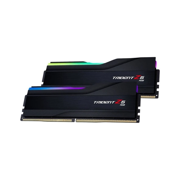 G.Skill Trident Z5 RGB 32GB (2x16) 6400MHz CL32 DDR5 PC RAM F5-6400J3239G16GX2-TZ5RK ürün görseli 1