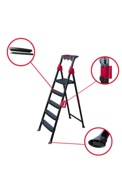 Perilla Comfort 4+1 Basamaklı Merdiven - Resim 4