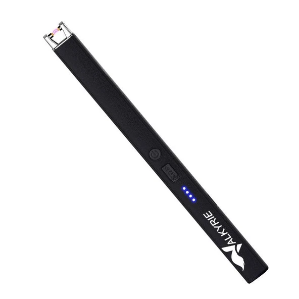 Valkyrie USB Şarjlı Elektrikli Arc Çakmak | Gazsız | Rüzgar Kırıcı | Çift Emniyetli | Siyah Renk ürün görseli 1
