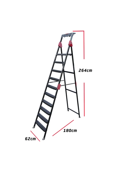 Perilla Comfort 9+1 Basamaklı Merdiven - Resim 3