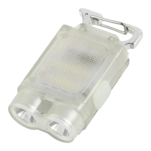 V15 Edc El Feneri 1200lm Anahtarlık Işık Tip-c Şarj Edilebilir Taşınabilir Mini Torch Mıknatıs Klips Ile Kamp Cep Fener ürün görseli 1