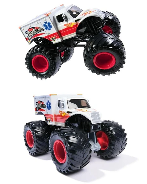 Monster Jam Everyday Heroes Jambulance 20153482 - Resim 2