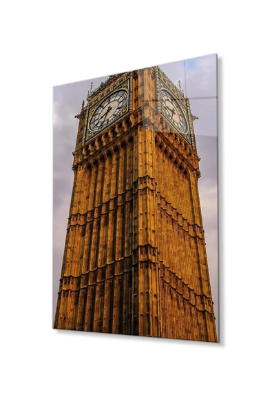 Londra Cam Tablo 4mm Dayanıklı Temperli Cam, London Glass Wall Decor ürün görseli 1