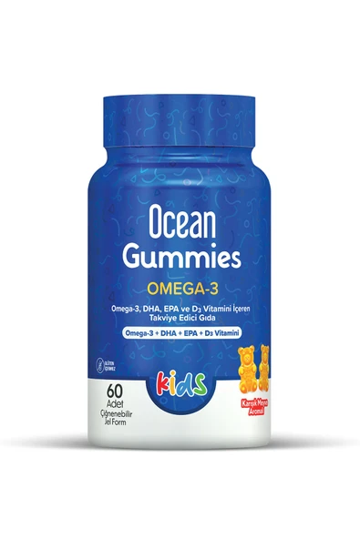 Orzax Ocean Gummies Omega 3 Kids - 60 Adet Çiğnenebilir Jel Form ürün görseli 1