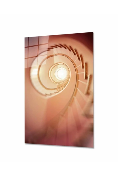 Geometrik Bina Cam Tablo 4mm Dayanıklı Temperli Cam ürün görseli 1