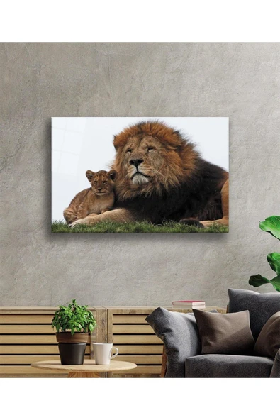 Aslan Cam Tablo 4mm Dayanıklı Temperli Cam - Resim 2
