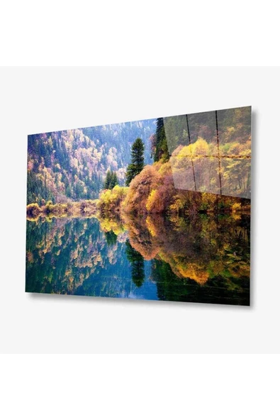 Doğa Manzara Cam Tablo 4mm Dayanıklı Temperli Cam ürün görseli 1