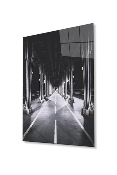 Sokak Cam Tablo 4mm Dayanıklı Temperli Cam, Street Glass Wall Decor ürün görseli 1