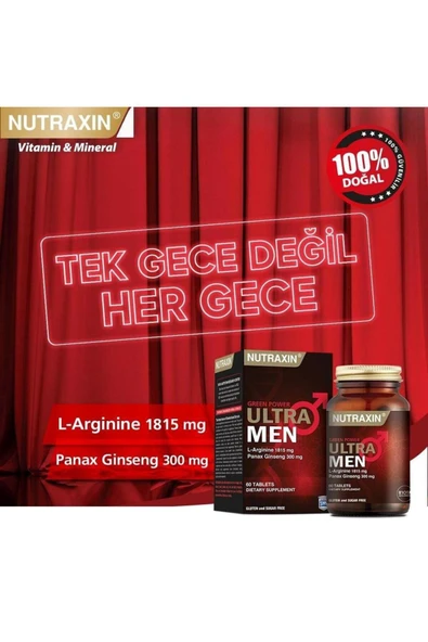 Nutraxin Ultra Men 60 Tablet - Resim 3