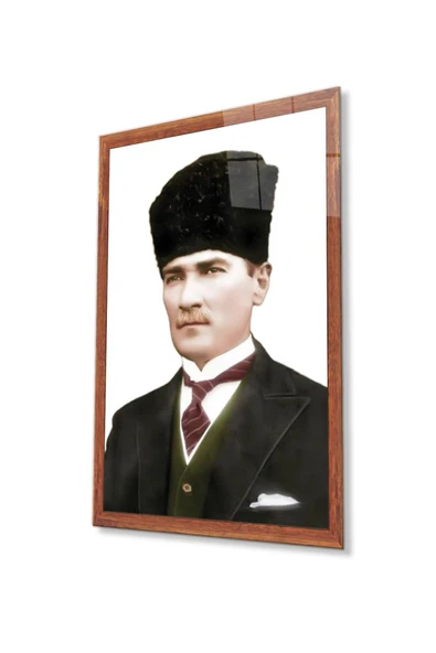 Atatürk Cam Tablo 4mm Dayanıklı Temperli Cam, Atatürk Glass Wall Art ürün görseli 1