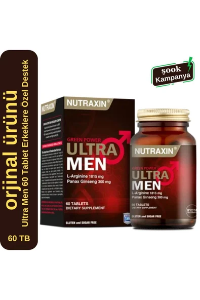 Nutraxin Ultra Men 60 Tablet ürün görseli 1