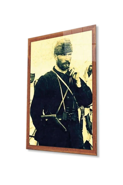 Atatürk Cam Tablo 4mm Dayanıklı Temperli Cam, Atatürk Glass Wall Art ürün görseli 1