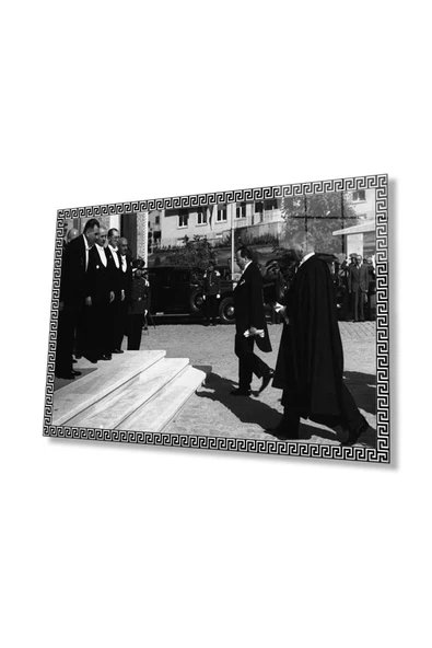 Atatürk Cam Tablo 4mm Dayanıklı Temperli Cam, Atatürk Glass Wall Art ürün görseli 1