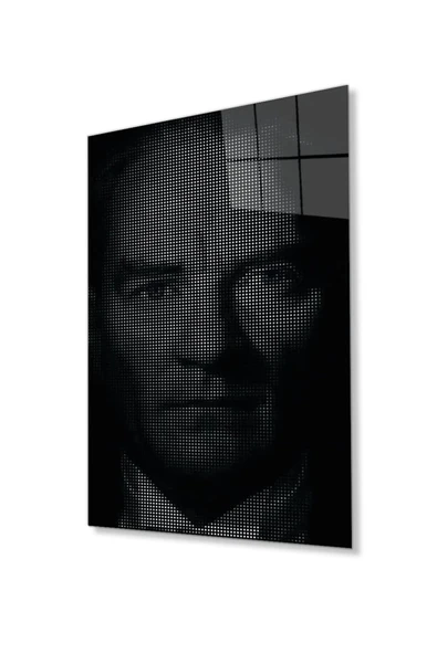 Atatürk Cam Tablo 4mm Dayanıklı Temperli Cam, Atatürk Glass Wall Art ürün görseli 1