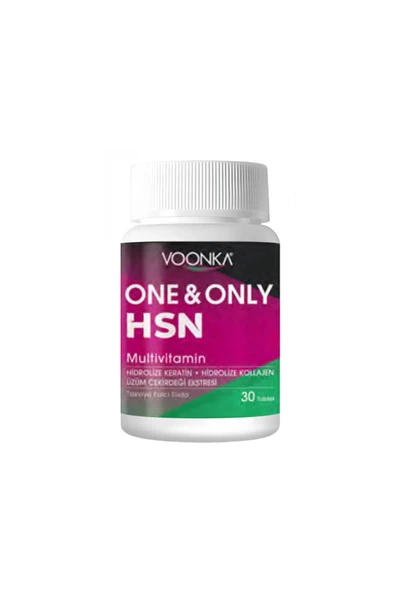 Voonka One & Only HSN Multivitamin 30 Tablet - Yeni Ambalaj ürün görseli 1
