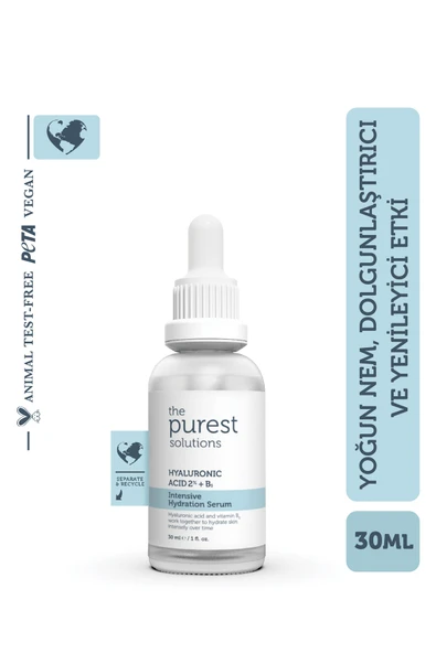 The Purest Solutions Yoğun Nemlendirme ve Dolgunlaştırıcı Etkili Yenileyici Cilt Bakım Serumu (Hyaluronic Acid %2 + B5) ürün görseli 1