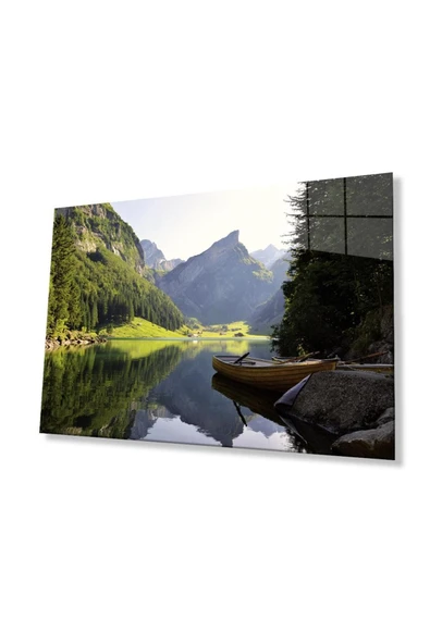 Manzara Cam Tablo 4mm Dayanıklı Temperli Cam View Glass Wall Art ürün görseli 1