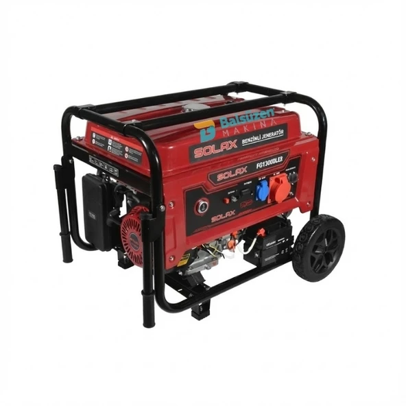 Solax Fg13000le3  13.75kw Trifaze İpli Marşlı Benzinli Jeneratör ürün görseli 1
