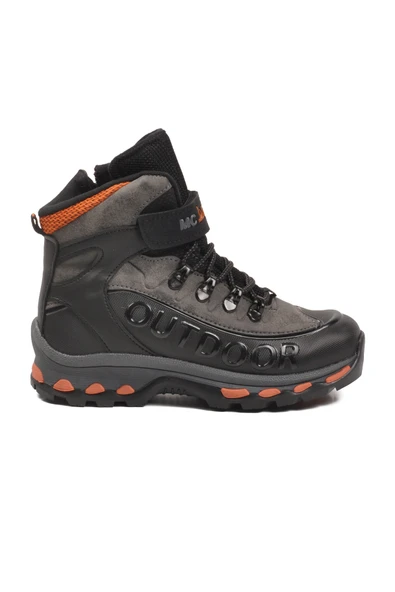 Mc Jamper Siyah Füme Polarlı Kaymaz Fermuarlı Unisex Outdoor Çocuk Bot 2115 F ürün görseli 1