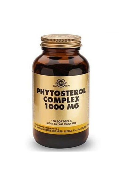 Solgar Phytosterol Complex 1000 mg 100 Kapsül ürün görseli 1