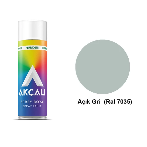 Akçalı Sprey Boya R7035 Açık Gri ürün görseli 1