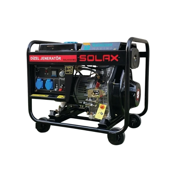 Solax Sdj4000me Dizel Jeneratör İpli Marşlı Monofaze 3 Kw ürün görseli 1