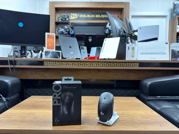 LOGITECH G Pro X Superlight 2 Dex Kablosuz Oyuncu Mouse Siyah (İKİNCİ EL) ürün görseli 1