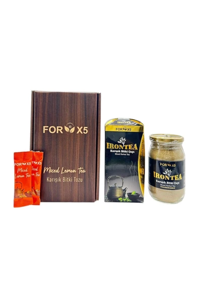 Forx5 Bitkisel Limon Aromalı Karışım – Bitkisel Sindirim Destek Çayı - Resim 2