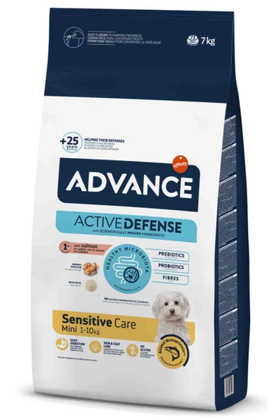 Advance sensitive köpek 7kg somonlu mini adult küçük Irk yetişkin köpek maması ürün görseli 1